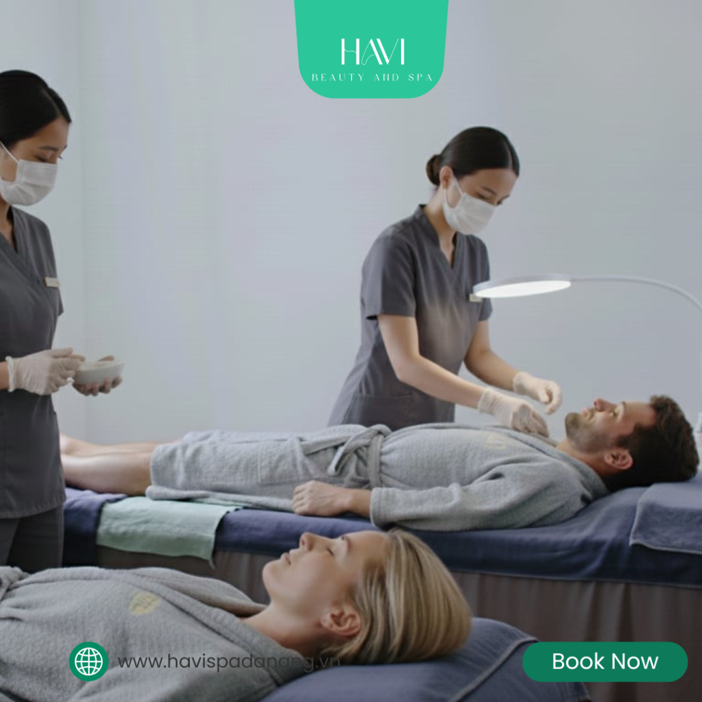 Relaxing facial spa near me in Da Nang at Havi Spa with professional skincare