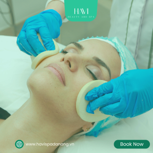 Facial for sensitive skin at HAVI Spa Da Nang soothing treatment